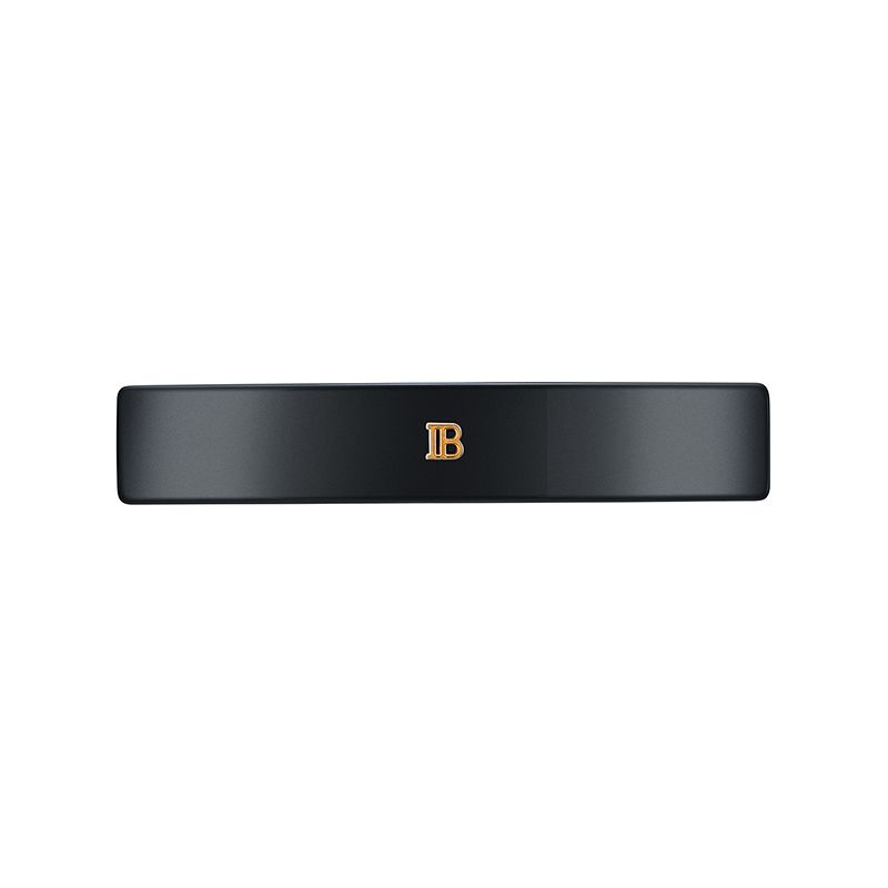 Cellulose Acetate Barrette pour Cheveux Medium Black